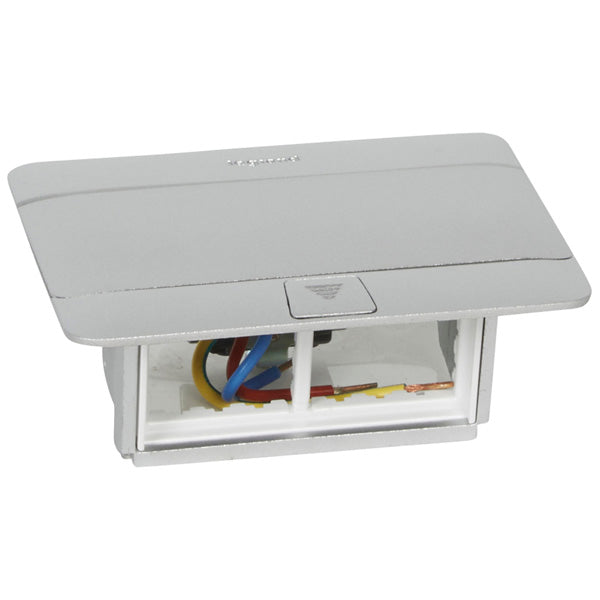 Popup Floor Box 4x Module Aluminium