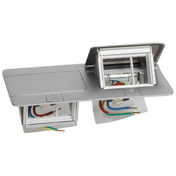 Popup Floor Box 6x Module Aluminium