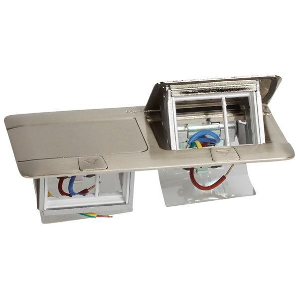 Popup Floor Box 6x Module Stainless