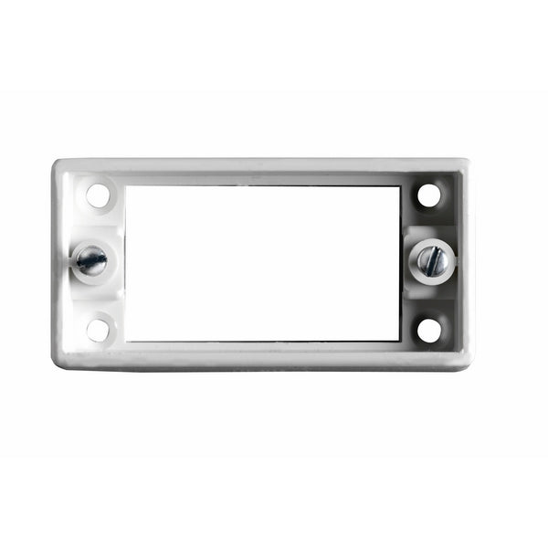 Mounting Block Architrave 1Gang White