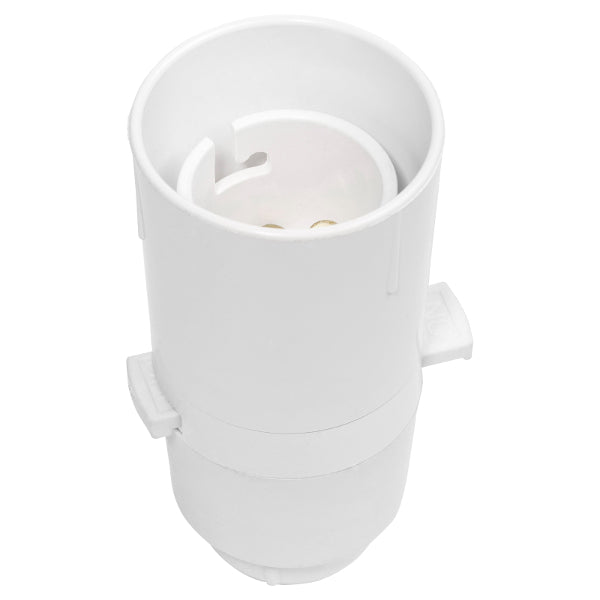 Lampholder Switched 1/2in White