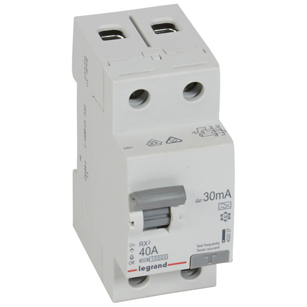 RCCB 2P 40A 30mA Type A