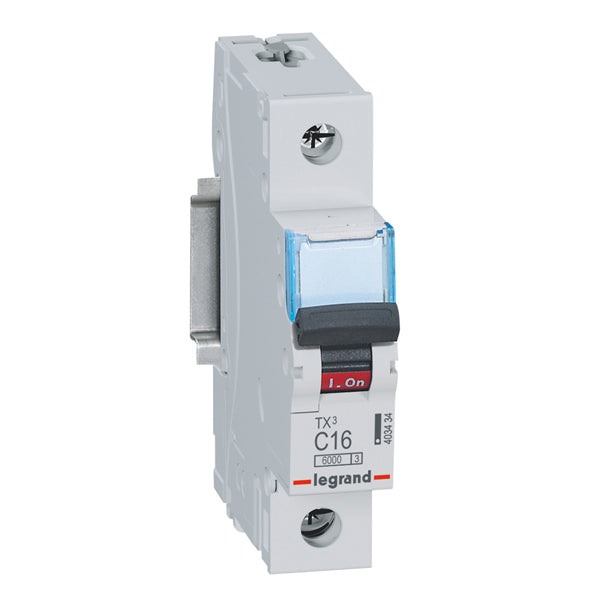 TX3 MCB 1P 20A 6kA C-Curve