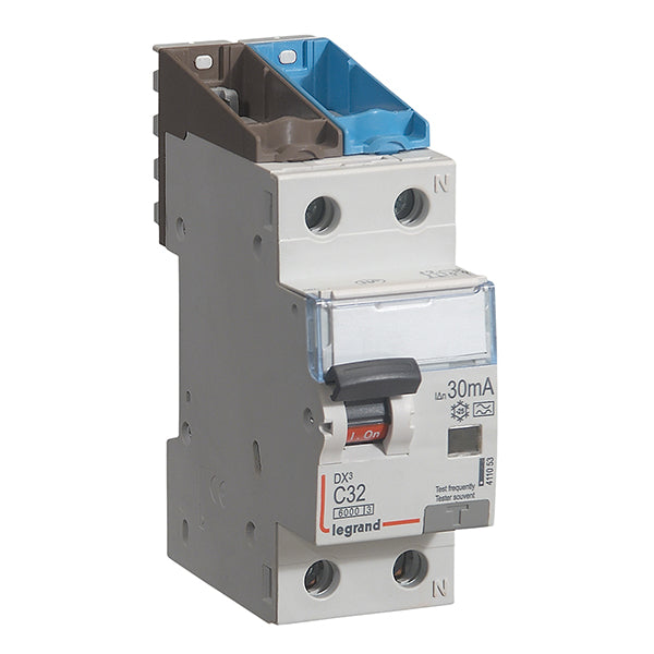 RCBO DX3 1P+N 2Module 32A 30mA 6kA Type A