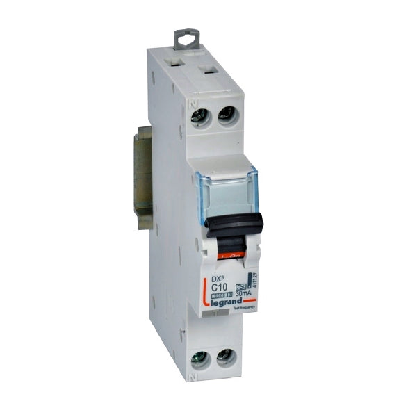 RCBO DX3 1P+N 1Module (18mm) 10A 30mA 6kA Type A