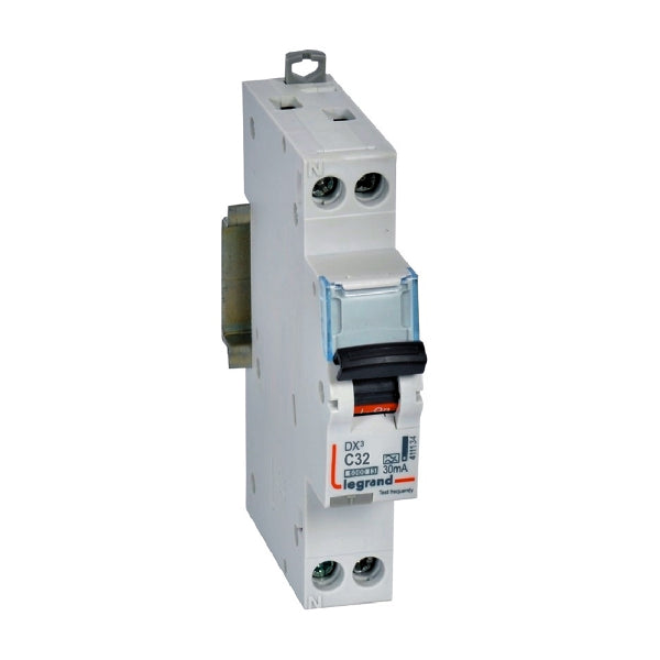 RCBO DX3 1P+N 1Module (18mm) 32A 30mA 6kA Type A