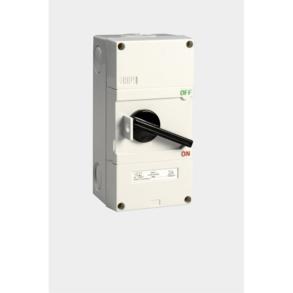 Ind Switch 1P 20A Surface Mnt Plain Entry IP56