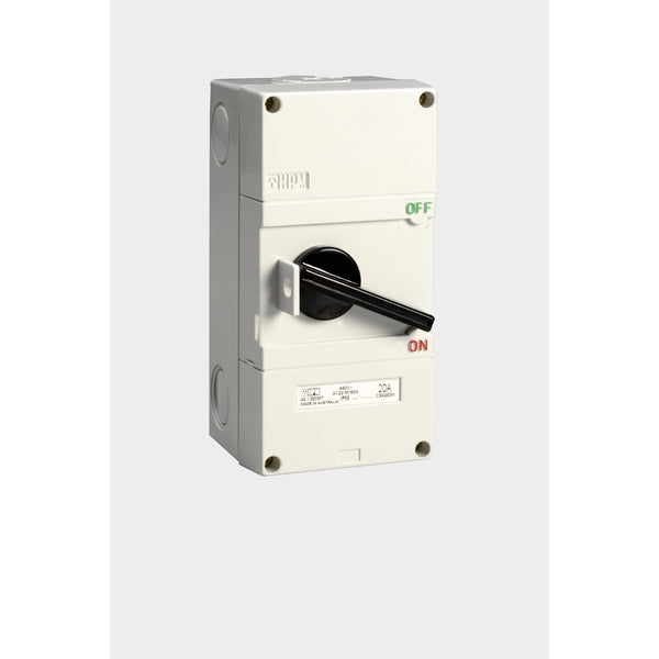 Ind Switch 3P 35A Surface Mnt Plain Entry IP56