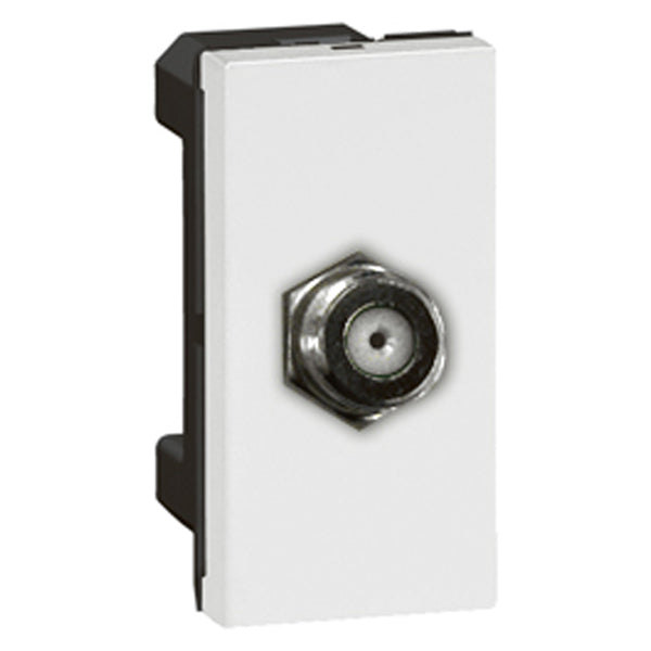 Arteor Module Sgl F-Connector 75 Ohm for Pay TV White