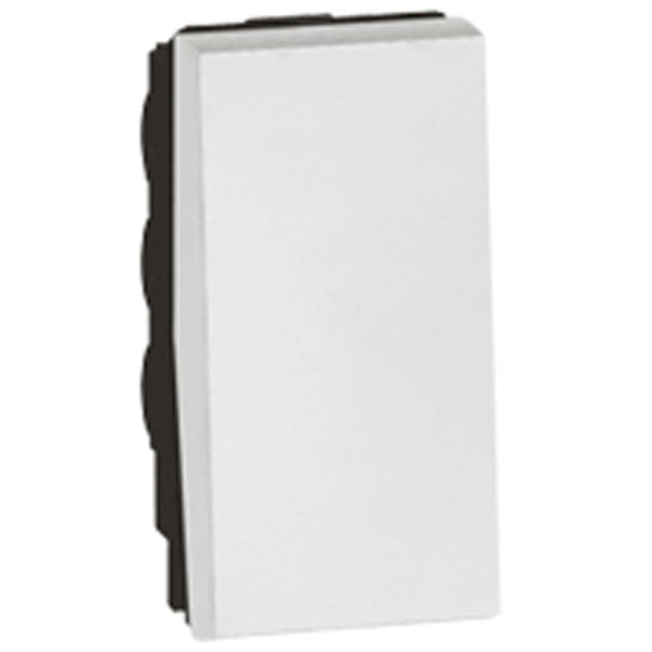 Arteor Switch Mech Sq 1Mod 6A P/Button White