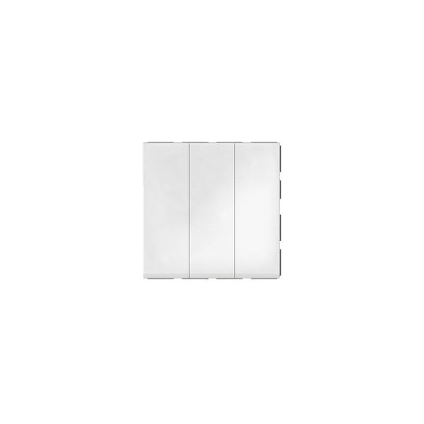 Arteor Switch Mech Sq 3Gang 2Mod 20AX White