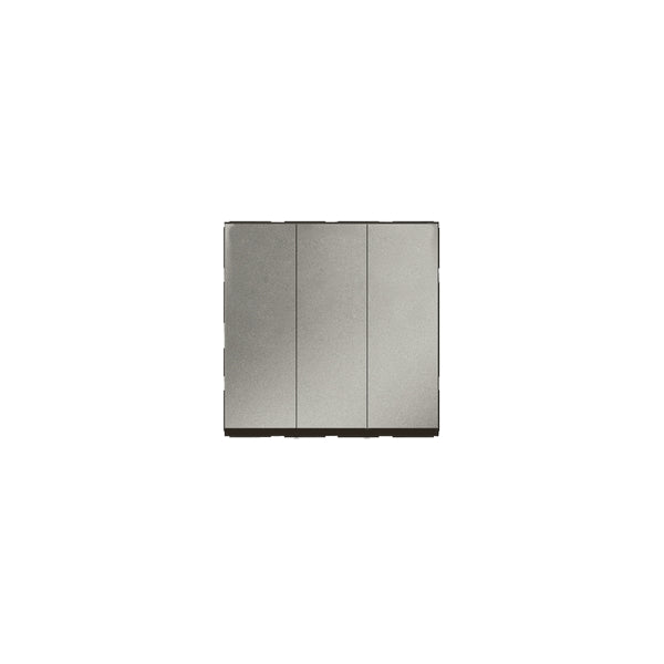 Arteor Switch Mech Sq 3Gang 2Mod 20AX Magnesium