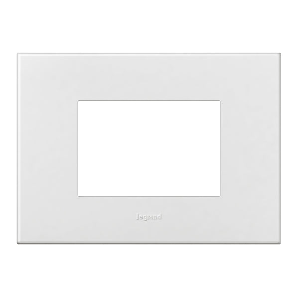 Arteor Plate 3x Sq Module Horiz White