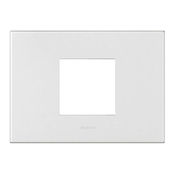 Arteor Plate 2x Sq Module Horiz White
