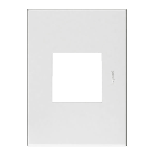 Arteor Square Plate 2 Module Vert White