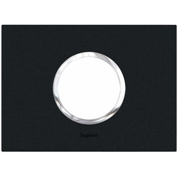 Arteor Plate 2x Round Module Graphite