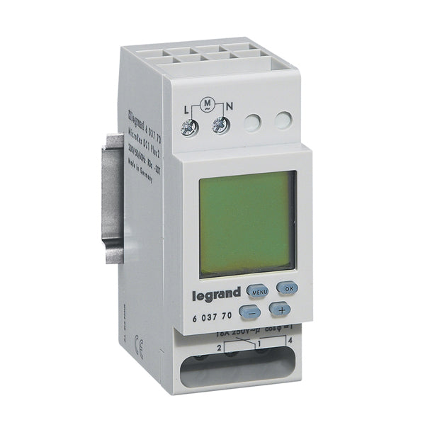 Time Switch Digital 16A 230V Weekly