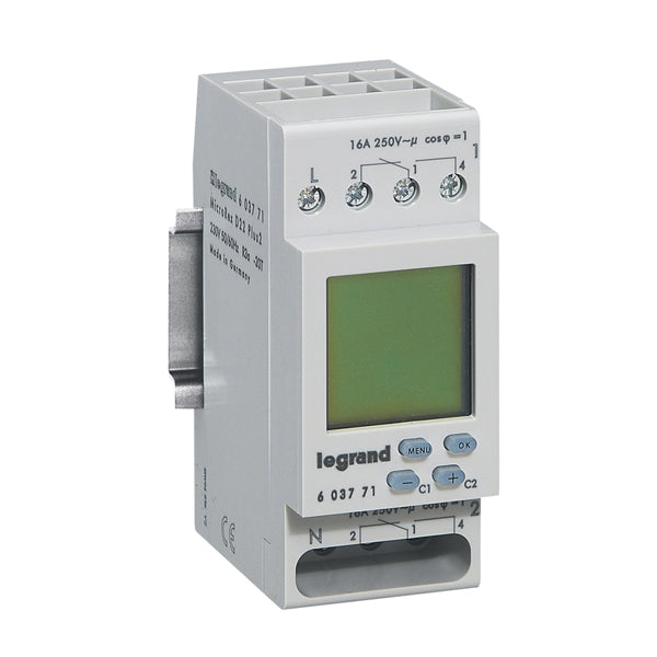 Time Switch Digital 16A 2Ch Weekly 2x SPDT 2Mod 3Yr Reserve