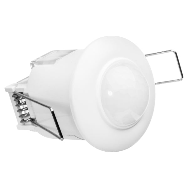 PIR Sensor Ceiling Mount 360Deg 6m Wh 40mm Cutout