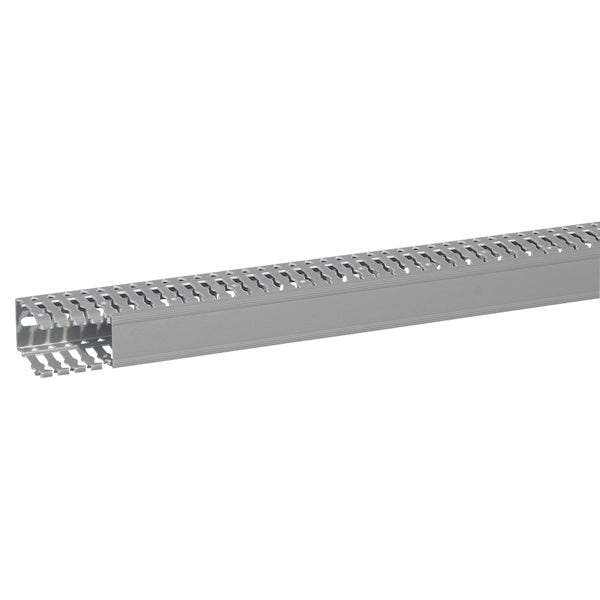 Transcab Slotted Duct 40 x 60mm Grey Len