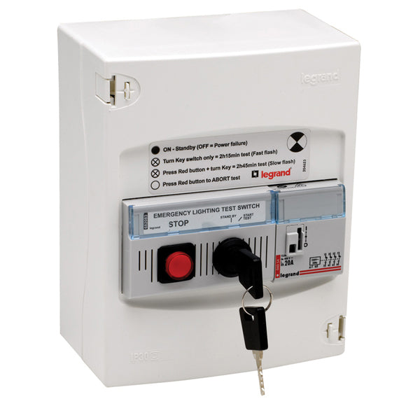 Emergency Lighting Test Switch Key Operted