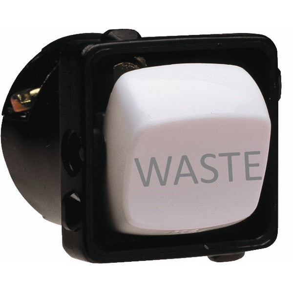 Switch Mech Engraved 10A (WASTE) White