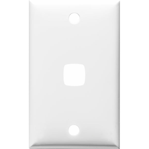 Switch Plate Only Std 1Gang White