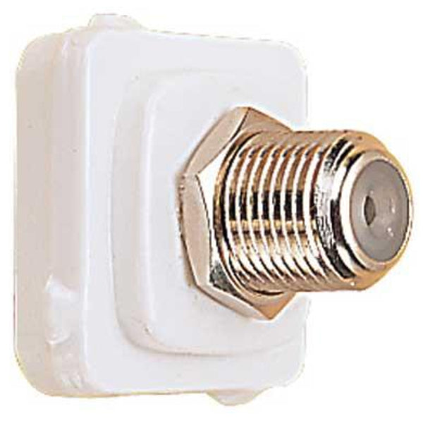 Mech F-Connector 75 Ohm White