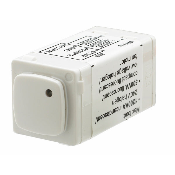 Pbutton Mech 5A Elect White