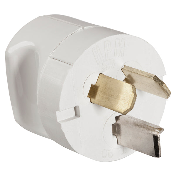 Plug Top 90/25 25A 3Pin White