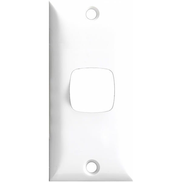 Architrave Plate 1Gang White