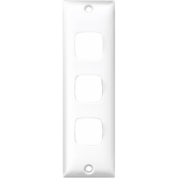 Architrave Plate 3Gang White