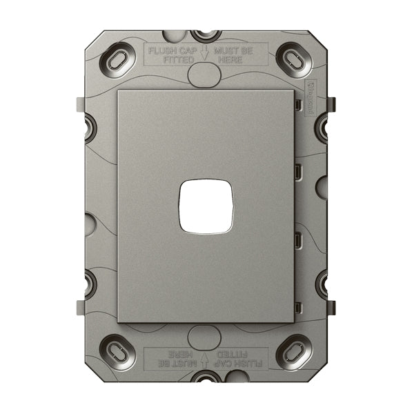 Arteor 770 Grid 1Gang Magnesium