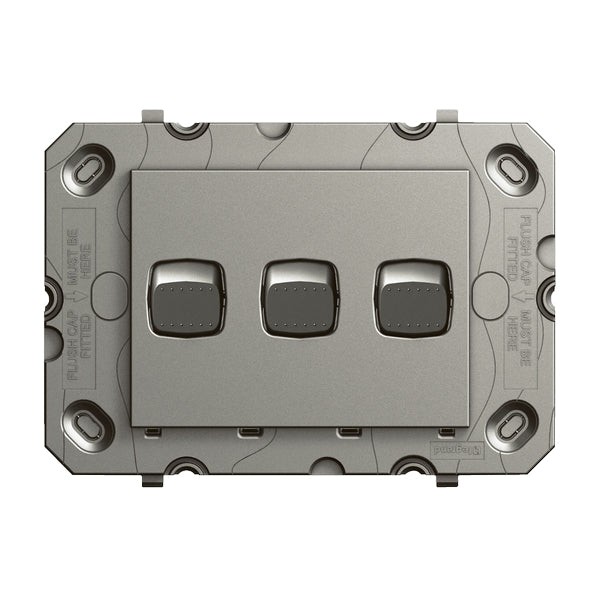 Arteor 770 Switch Triple Horiz Magnesium
