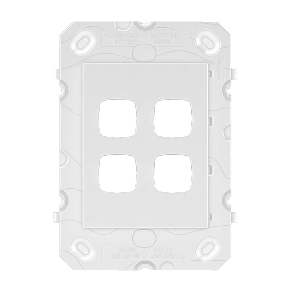 Arteor 770 Grid 4Gang White