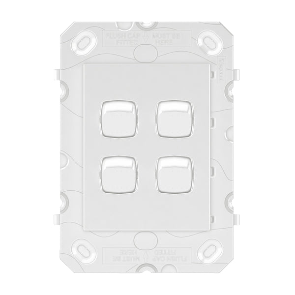 Arteor 770 Switch 4Way Vert White