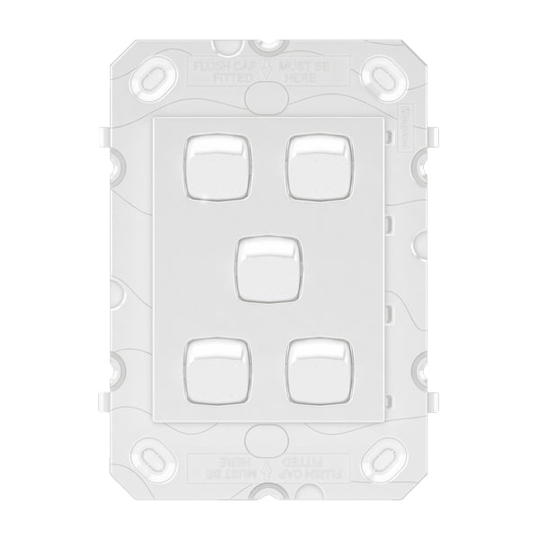 Arteor 770 Switch 5Way Vert White