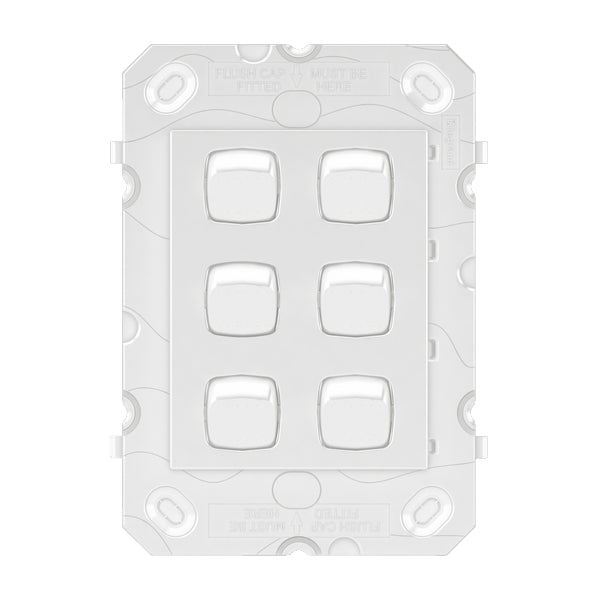 Arteor 770 Switch 6Way Vert White