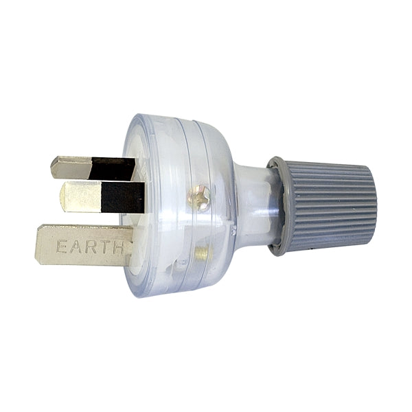 Plug Top 15A 3Pin Clear