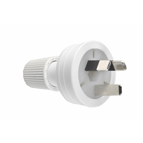 Plug Top 10A 3Pin White