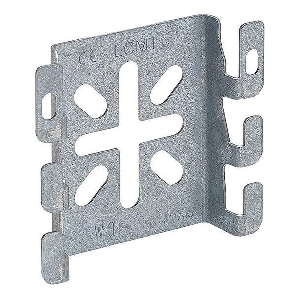 Wall- and ceiling bracket for cable support system