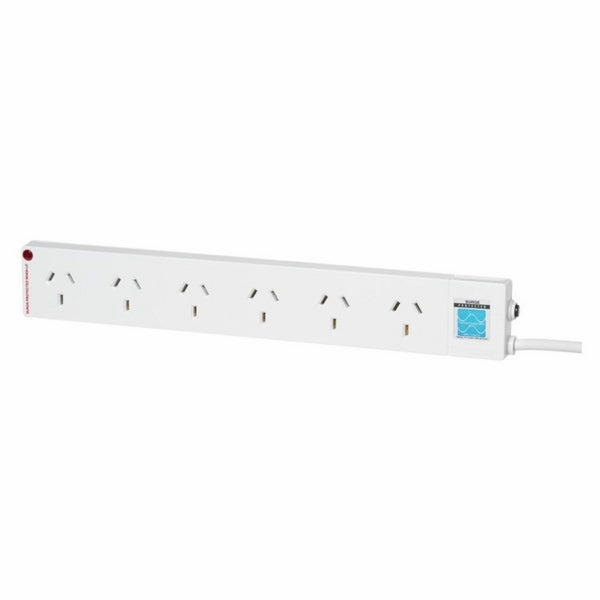 Powermate Power Board 6Way 10A Surge Protect