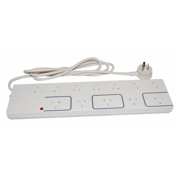 Power Board 12Way 10A Surge Protected