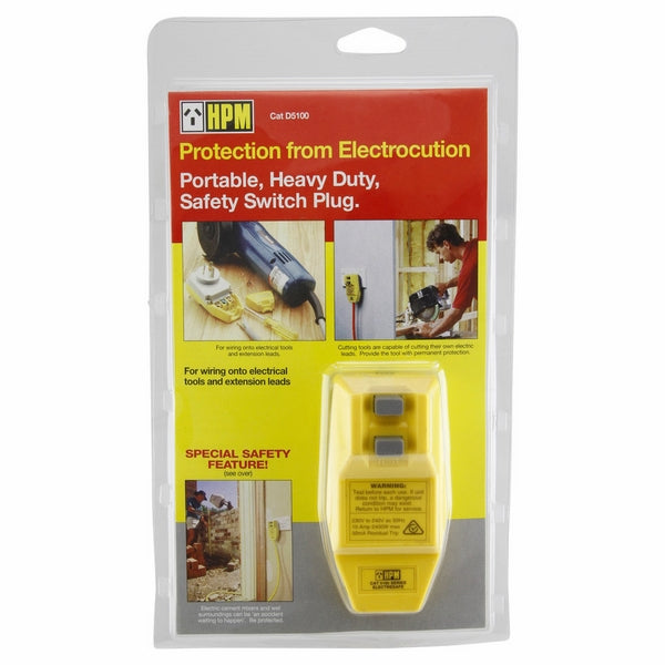Safety Switch Plug Top 10A 30mA H/Duty