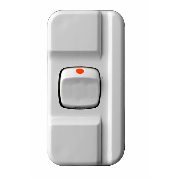 Cordline Switch Miniature 10A 2P White