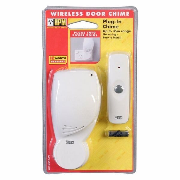 Plug In Door Chime 35m Range