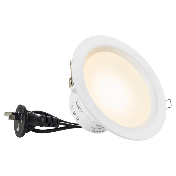 DLI LED Downlight 10W 150mm Cut-Out 3k 4k 5k Dim White