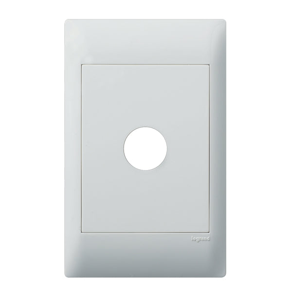 Excel Life Common Grid & Plate Only 1Gang White