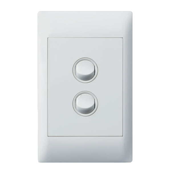 Excel Life Common Switch Double 16A IP66 White