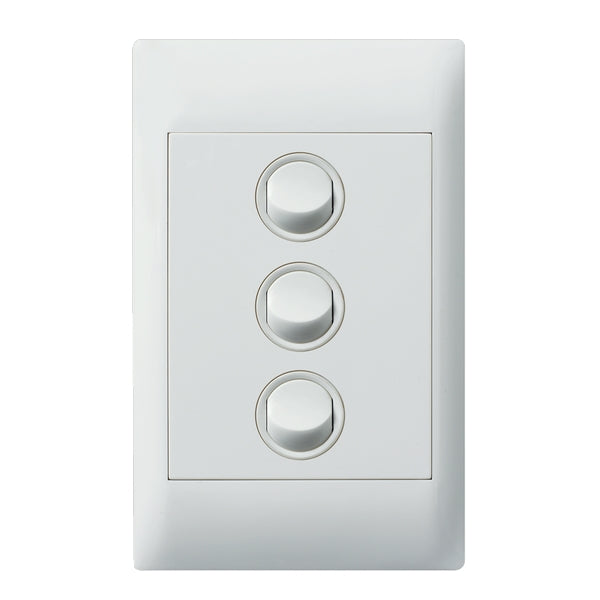 Excel Life Common Switch Triple 16A White